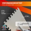 WERKFIT Professional Stainless Steel Notched Trowel 8 mm - Smoothing