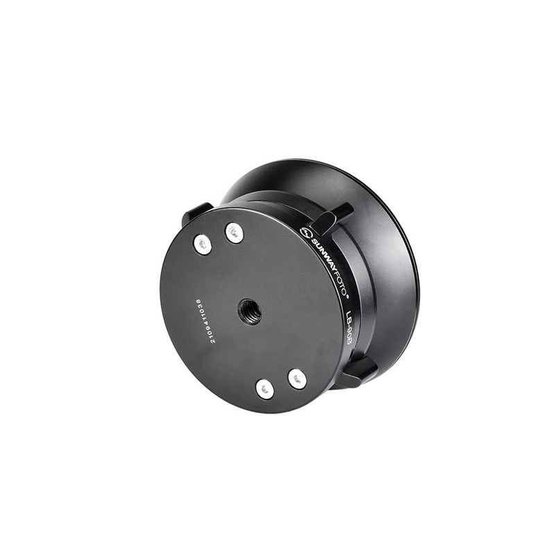 Sunwayfoto Black LB-90B 90mm Low Profile Leveling Base for Tripod