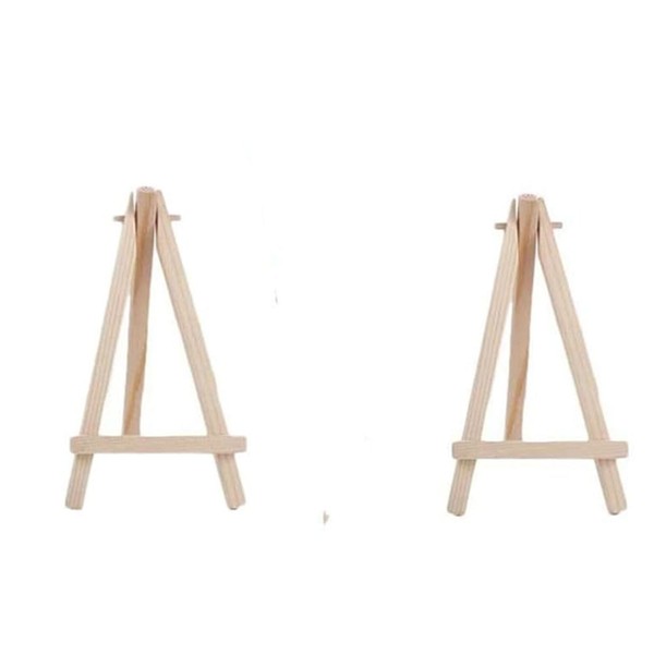 Mini Natural Wood Display Easel, Artist Painting Tripod Easel -