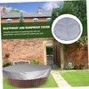 Outanaya 1Pc Round Hot Tub Cover Outdoor Bathtub Protector Durable