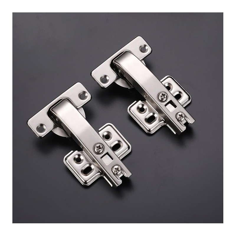 Cabinet Hinges, 2-Piece Lazy Susan Hinge Face Frame Plate 90
