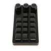 Mini Custom Keypad 14 Keys 3 Knobs Programmable Blue Switch