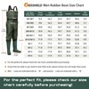 GIEESHIELD Waterproof Bootfoot Chest Waders for Men and Women, Lightweight