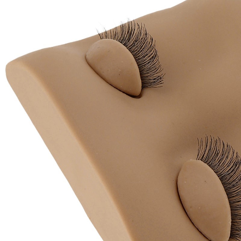 Lash Mannequin Head 2 Pairs Removable Replacement Eyes 3D Simulation