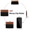 yiijay Credit Card Holder Slim Wallet Money Clip RFID Blocking