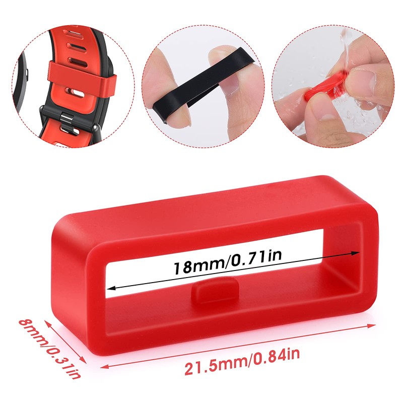 cobee Watch Strap Loops, 22 Pcs Watch Strap Keeper, Watch