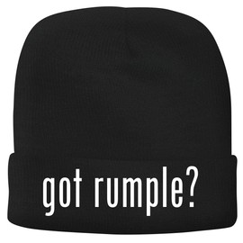 BH Cool Designs got Rumple? - Men's Soft & Comfortable Beanie Hat Cap, Black, One Size