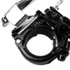 Ieron 3-Speed Bike Front Derailleur, Top/Bottom Pull, Fits 31.8/34.9mm Tubes,