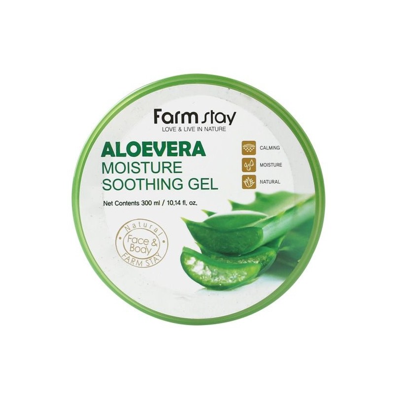 Farm Stay Moisture Soothing Gel Aloe Vera 300ml / 팜스테이