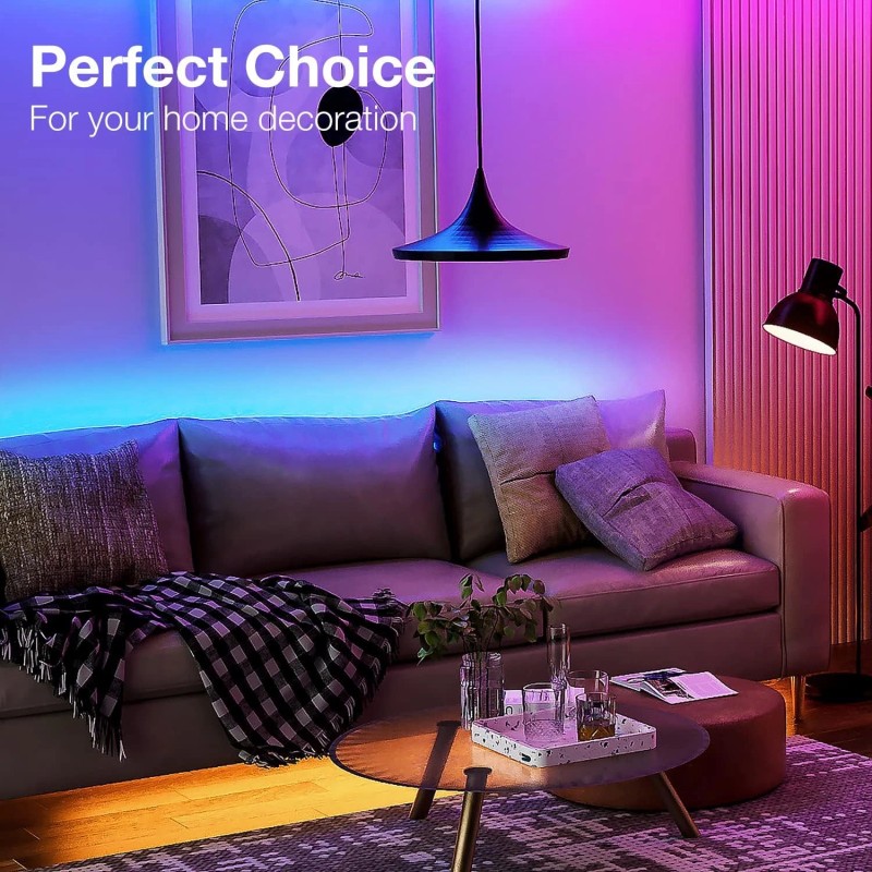 100Ft LED Strip Lights, Smart Light with App Remote Control,