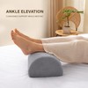 Half-Moon Memory Foam Bolster Pillow for Knee, Ankle, Back &