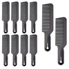 10 Pack 8.66 in Barber Comb, Black