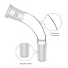 stonylab 105 Degree Curved Adapter, Borosilicate Glass Distillation Adapter 105