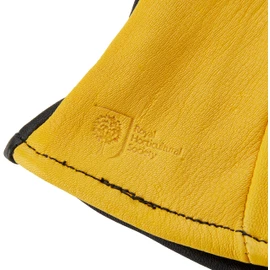 Gold Leaf DRY TOUCH Deluxe Leather Comfortable RHS Gardening Gloves - Ladies Size- Great Gift