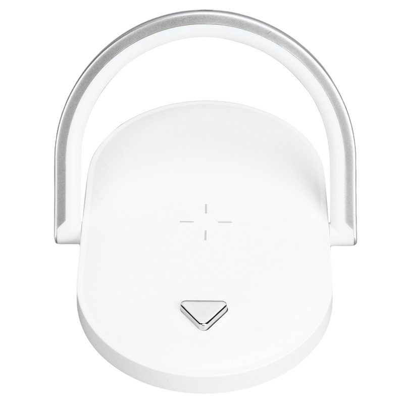 15W Wireless Charging Night Light White Mini Charging Lamp for