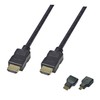 Mini / Micro HDMI Converter Adapter + HDMI Cable 3.0m