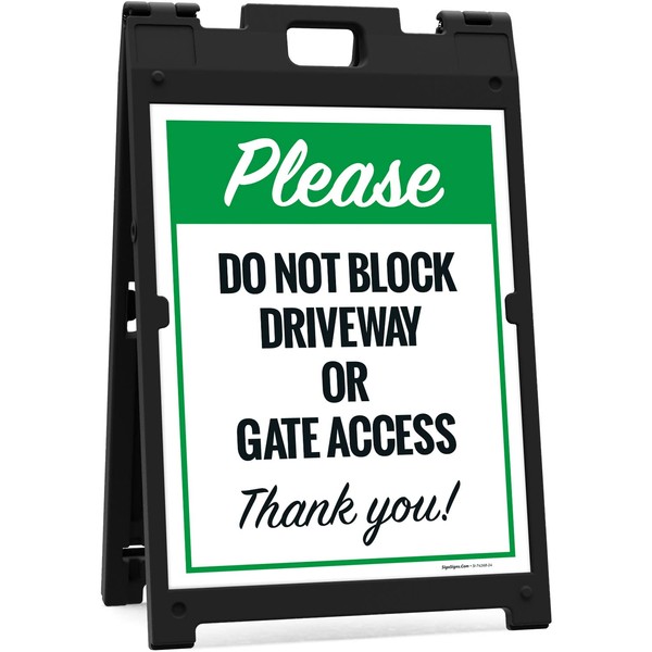 Please Do Not Block Driveway Or Gate Access Thank You