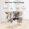 Nightcore 2-Layer Clothes Drying Rack, Aluminum Drying Rack with Adjustable
