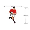 AK Giftshop Rugby Player Red Shirt Bunting Party Decorations -