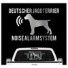siviwonder German Hunting Terrier Noise Alarm System Car Sticker Dog