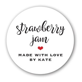 CUSTOMIZE WITH YOUR OWN JAM FLAVOR, Jelly, Canning Labels, Wedding, Baby Shower, Christmas, Gifts, Holiday, Favors, Made With Love, Homemade With Love