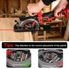 SHALL 20V Cordless Mini Circular Saw, 4-1/2’’ 4000RPM Power Circular