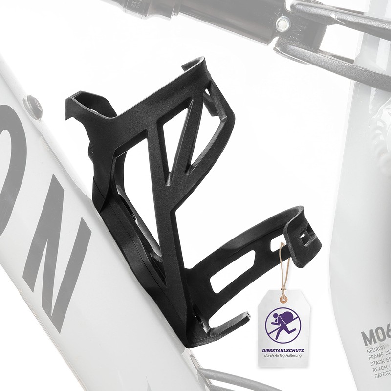 FOSIEN® Silent Track Cage - AirTag Bicycle Drink Holder Side