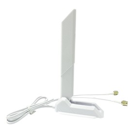 JINTAI High Gain 9dBi Tri-Band WiFi 6E Antenne mit Magnetfuß für MSI für PC Desktop Computer - Omnidirektionale 360° Abdeckung, unterstützt 2.4GHz/5.8GHz/6GHz, Bluetooth, PCI-E Karten & WiFi 6/6E