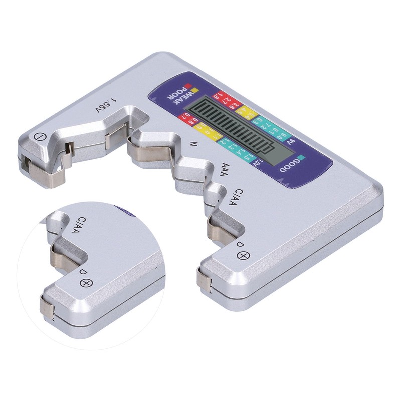 Battery Tester Universal Household Capacity Checker for D C AA