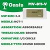 Oasis Chromic Gut Surgical Suture, 2-0, (CT-1) 1/2 36mm Round