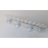 Reef-Geeks frag rack, 20 hole laser cut acrylic, Zoa, Crystal