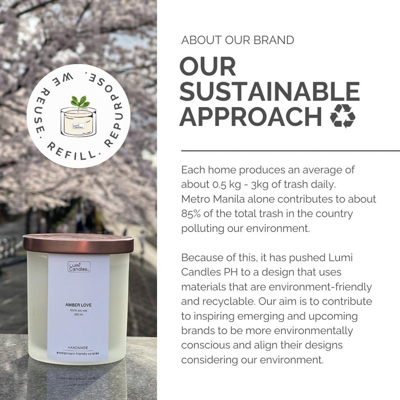 Vanilla Scented Soy Candle (250ml)