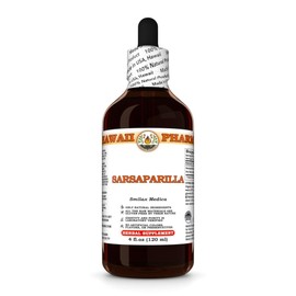 Hawaii Pharm Sarsaparilla Extract, Tincture for Joint Comfort, Boosts Iron Levels, Enhances Immune Function, Detoxifies The Body, Promotes Energy and Vitality - 4 fl.oz