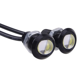 E Support 9W LED DRL Eagle Eye Light Car Motor Fog Daytime Reverse Signal White Pack of 10