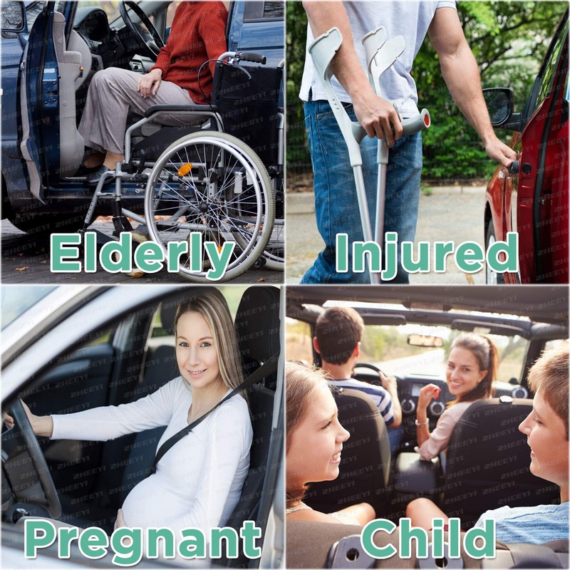ZHEEYI Automotive Standing Aid Safety Grab Handle Adjustable Vehicle Support