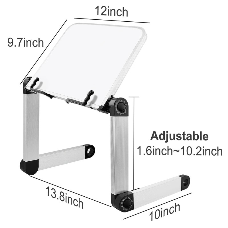 Book Stand Multifunctional Adjustable Laptop Stand Book Holder Tray with