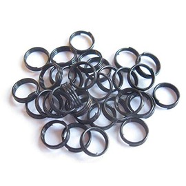 THOR-DARTS Unisex - Adult TD_FR_Black Dart Shaft Ring Spring Ring, Black, 30