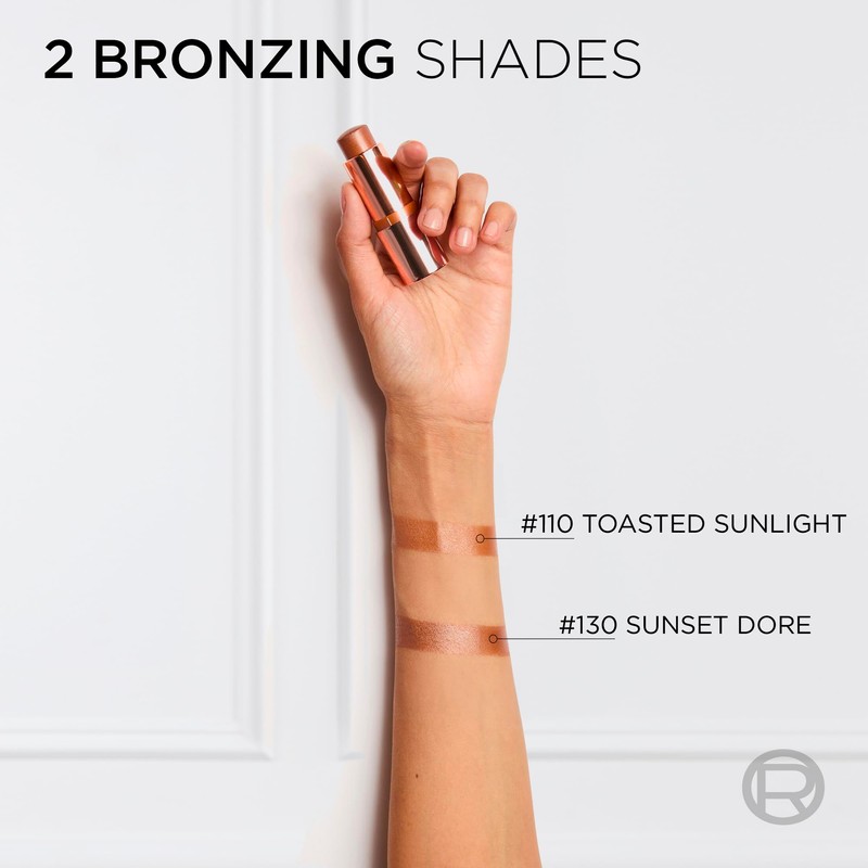 L'Oréal Paris Bronzer Stick, Lumi Bronze Le Stick Soleil, Cream-to-Powder