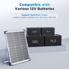 60W 12V Solar Panel Kit, 2PCS 30W Solar Battery Maintainer
