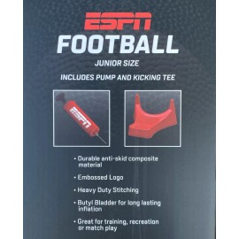ESPN Football ESPN MB2 Junior Size Pack Includes Kicking Tee and Pump NEW !!!!