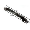 8" 200mm Black Japanese Door Spring with Fittings