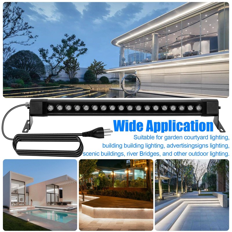 Outdoor Wall Washer Lights 2 Pack,36W 5000K Daylight White Wall