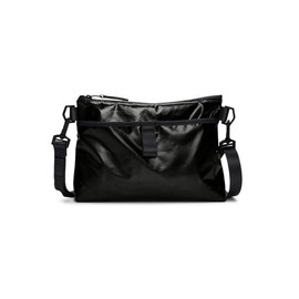 RAINS Sibo Musette Unisex Crossbody Bag - Sling Bag and Fanny Bag, Waterproof Material, Suitable for Both Women and Men, Classic Black Design