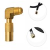 Chironal 1Pcs Brass RV Quick Gas Propane Adapter Replacement Fitting