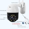 1080P 4G Wifi PTZ Camera IP66 Waterproof Night Vision Two