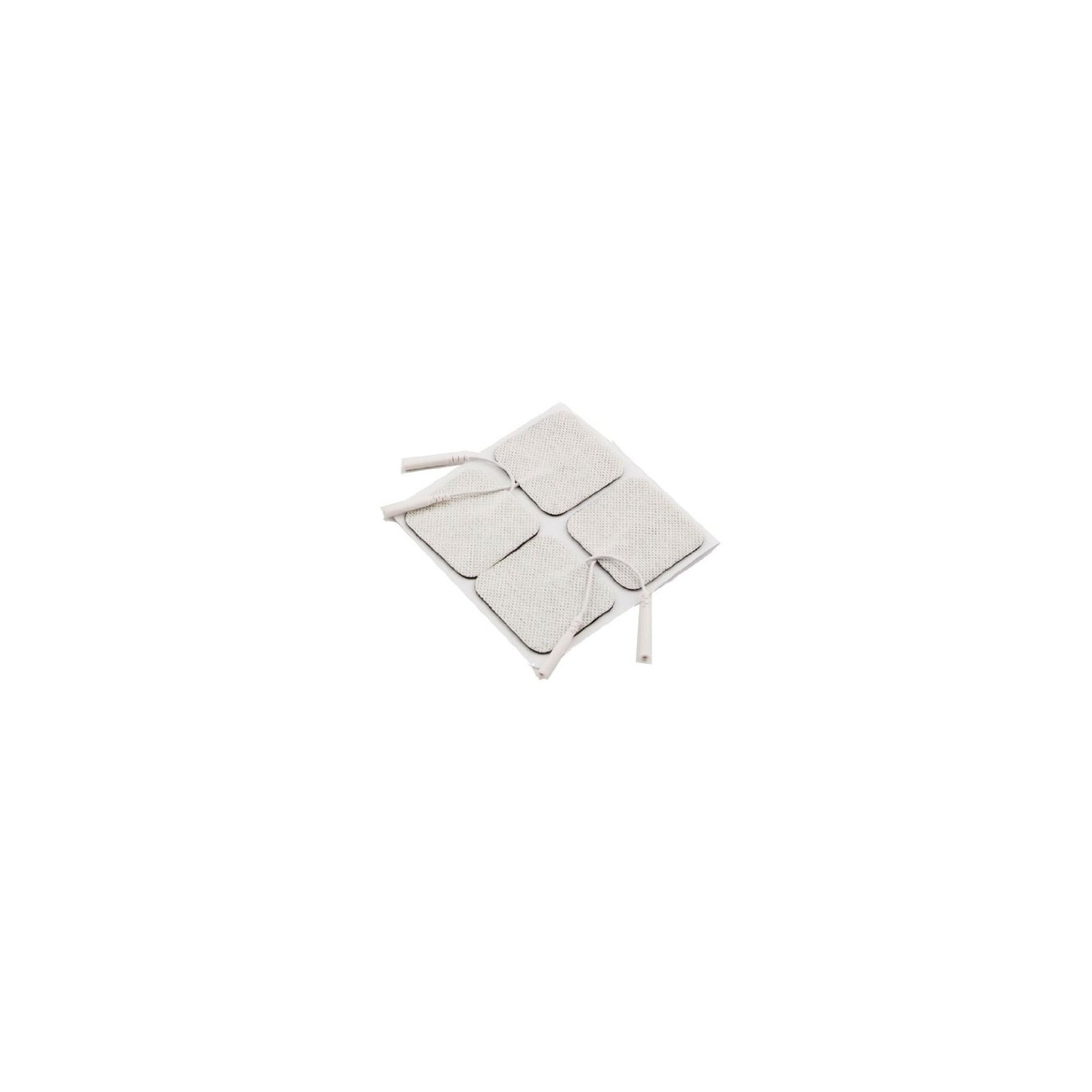 TENS Unit Pads 100Pcs Wired Self-Adhesive Electrodes Premium Replacement Pads For TENS Units - 2x2 Inches (2x2-100Pcs