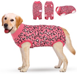 KOESON Dog Recovery Suit Female, Professional Dog Onesie for Surgery, Pet Recovery Body Suits for Female Spay & Male Abdominal Wounds Care, Soft & Breathable Surgery Suit for Large Dogs, XL