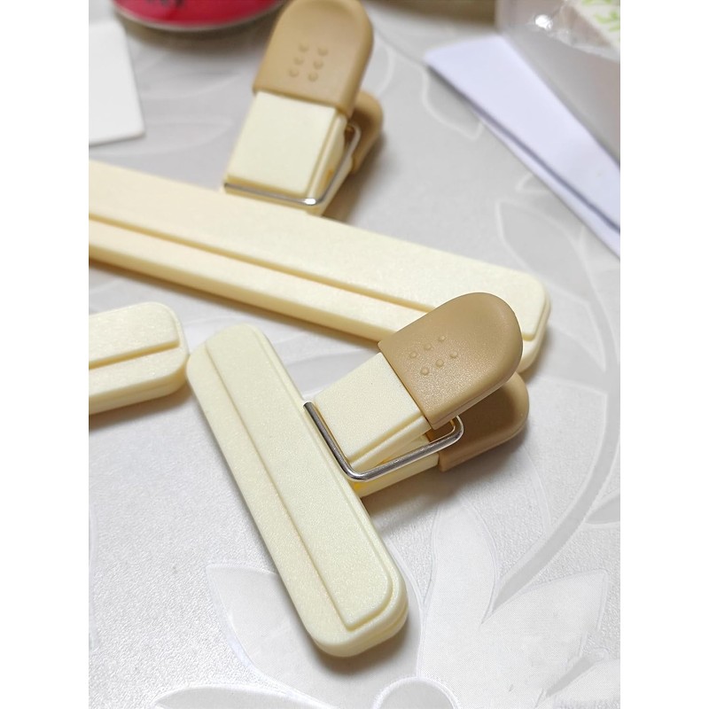 8Pack Large Chip Bag Clips - Assorted Sizes Food Bag