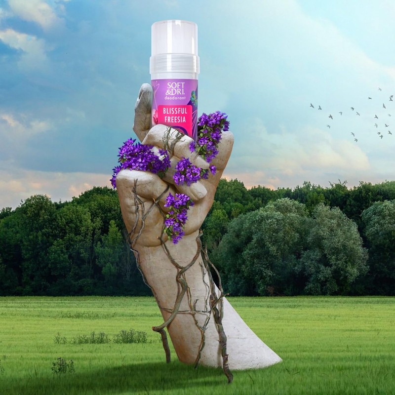 Soft & Dri Blissful Freesia Aluminum Free Deodorant, 3 oz,