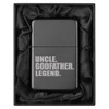 ROLYAD Lighter in Black Silk Lined Gift Box Uncle Godfather